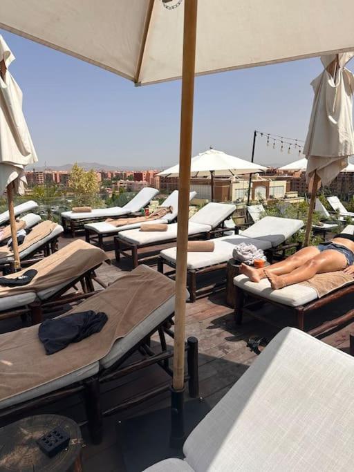 Appartement Centre Gare Gueliz Chic Et Cosy De Marrakech マラケシュ エクステリア 写真
